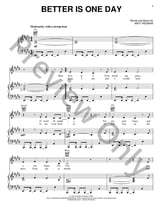 Better Is One Day piano sheet music cover